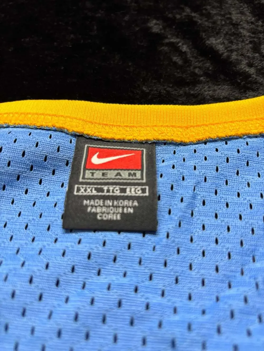 Men 2XL Vintage Nike NBA Denver Nuggets Carmelo Anthony Stitched  Blue Jersey